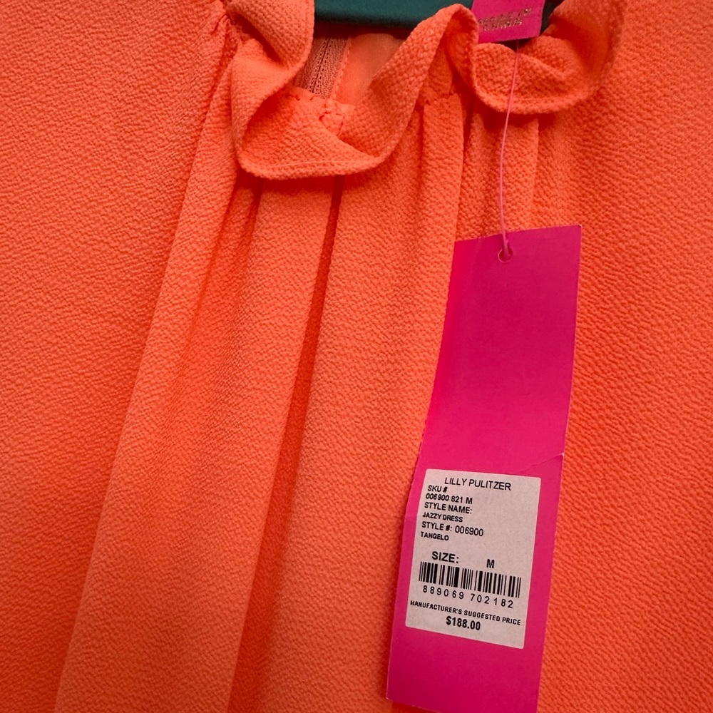 Lilly Pulitzer Jazzy Dress NWT coral - Picture 2 of 4